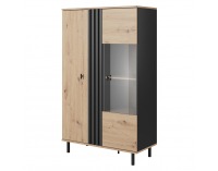 Obývacia izba Medis - dub artisan / čierny antracit