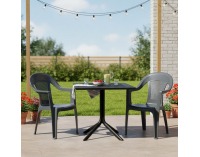 Záhradné stohovateľné kreslo Medro - antracit