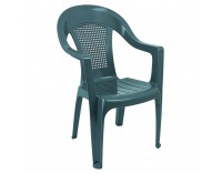 Záhradné stohovateľné kreslo Medro - zelená