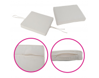 Záhradný nábytok z umelého ratanu Melford - čierna / krémová / prírodná