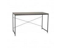 Písací stôl Mellora 120 - betón / čierna
