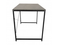 Písací stôl Mellora 120 - betón / čierna