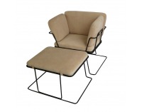 Kreslo Merano YF-S01 - béžová / čierna