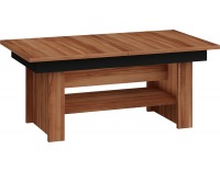 Rozkladací konferenčný stolík Mexico - slivka / čierny lesk