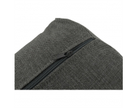 Rohová sedačka s rozkladom a úložným priestorom Mexx L - sivá / čierna