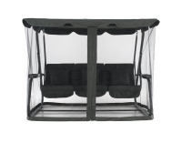 Záhradná hojdačka Mija - tmavosivá