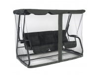 Záhradná hojdačka Mija - tmavosivá