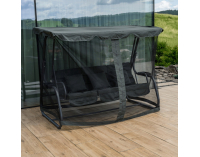 Záhradná hojdačka Mija - tmavosivá