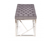 Lavica do predsiene Milagro - sivá / strieborná