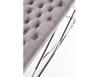 Lavica do predsiene Milagro - sivá / strieborná