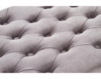 Lavica do predsiene Milagro - sivá / strieborná