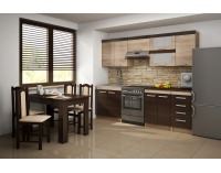 Dolná kuchynská skrinka Milo S80NP - sonoma tmavá / sonoma svetlá