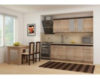 Dolná rohová kuchynská skrinka Milo S30OZ P - sonoma svetlá