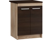 Dolná kuchynská skrinka Milo S60 - sonoma tmavá / sonoma svetlá