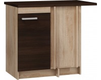 Dolná kuchynská skrinka Milo S80NP - sonoma tmavá / sonoma svetlá