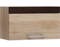 Horná kuchynská skrinka Milo W60OK - sonoma svetlá / sonoma tmavá