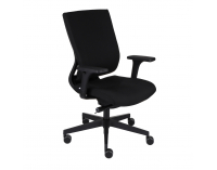 Kancelárska stolička s podrúčkami Mixerot BT - čierna