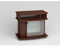 TV stolík na kolieskach Ambasador - orech