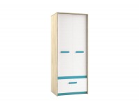 Šatníková skriňa Best 2 2D - breza