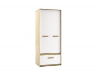 Šatníková skriňa Best 2 2D - breza