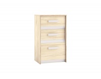 Komoda Best 10 - breza / biela linea