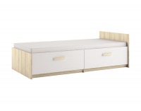 Detská posteľ s roštom Best 17 90 - breza / biela linea