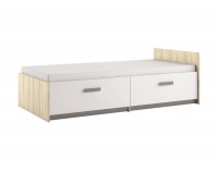 Detská posteľ s roštom Best 17 90 - breza / biela linea