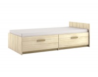 Detská posteľ s roštom Best 17 90 - breza / biela linea