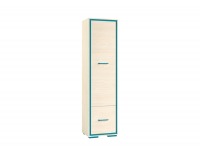 Policová skriňa Bonti 6 - jaseň eko / ružová