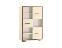 Regál Bonti 7 - jaseň eko / ružová