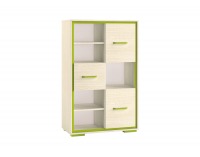 Regál Bonti 7 - jaseň eko / ružová