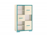 Regál Bonti 7 - jaseň eko / ružová