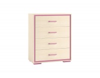 Komoda Bonti 9 - jaseň eko / ružová