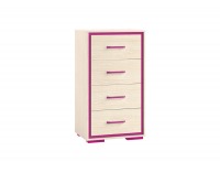Komoda Bonti 10 - jaseň eko / ružová