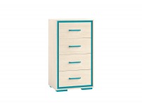 Komoda Bonti 10 - jaseň eko / ružová