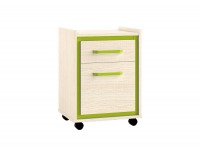 Kontajner na kolieskach Bonti 14 - jaseň eko / ružová