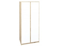 Šatníková skriňa Fjord F 1 2D - dub San Remo / biela linea