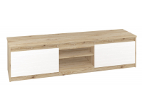 TV stolík Fjord F 7 - dub San Remo / biela linea