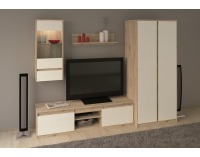 Skrinka Fjord F 2 - dub San Remo / biela linea