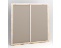 Šatníková skriňa s posuvnými dverami Modern 1 2D - dub San Remo / grafit