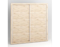 Šatníková skriňa s posuvnými dverami Modern 1 2D - dub San Remo