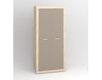 Šatníková skriňa Modern 2 2D - dub San Remo / grafit