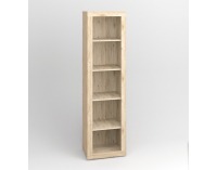 Regál Modern 5 - dub San Remo