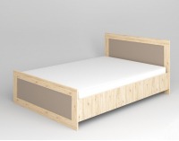 Manželská posteľ Modern 15 140 - dub San Remo / grafit