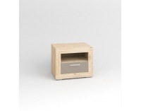 Nočný stolík Modern 17 - dub San Remo / grafit