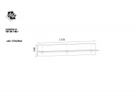 Polica Modern 25 - dub San Remo