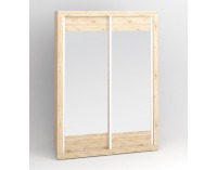 Skriňa s posuvnými dverami a zrkadlom Modern 28/L 2D - dub San Remo