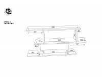 Polica Polka 2 - jelša