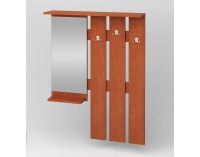 Vešiaková stena so zrkadlom W 90-01 P - hruška