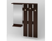 Vešiaková stena so zrkadlom W 90-01 P - wenge